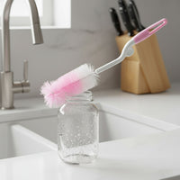 Bottle  Nipple Cleaning Brush With 360 Rotary Handle (1 Pc)