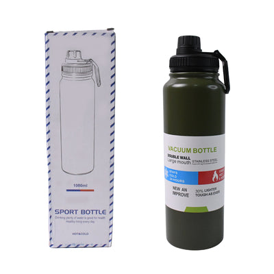 Stainless Steel Double Wall Vacuum-insulated Drink Water Bottle (1000 Ml  Mix Color) - second image
