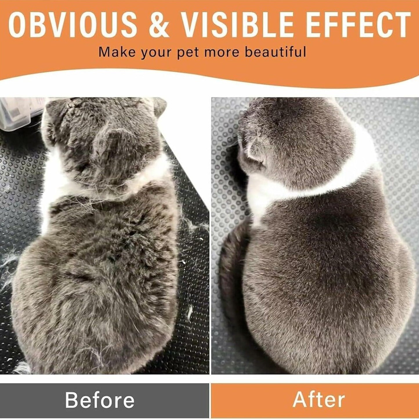 Electric Steam Pet Grooming Brush for Dogs & Cats - Hair Removal & Massage