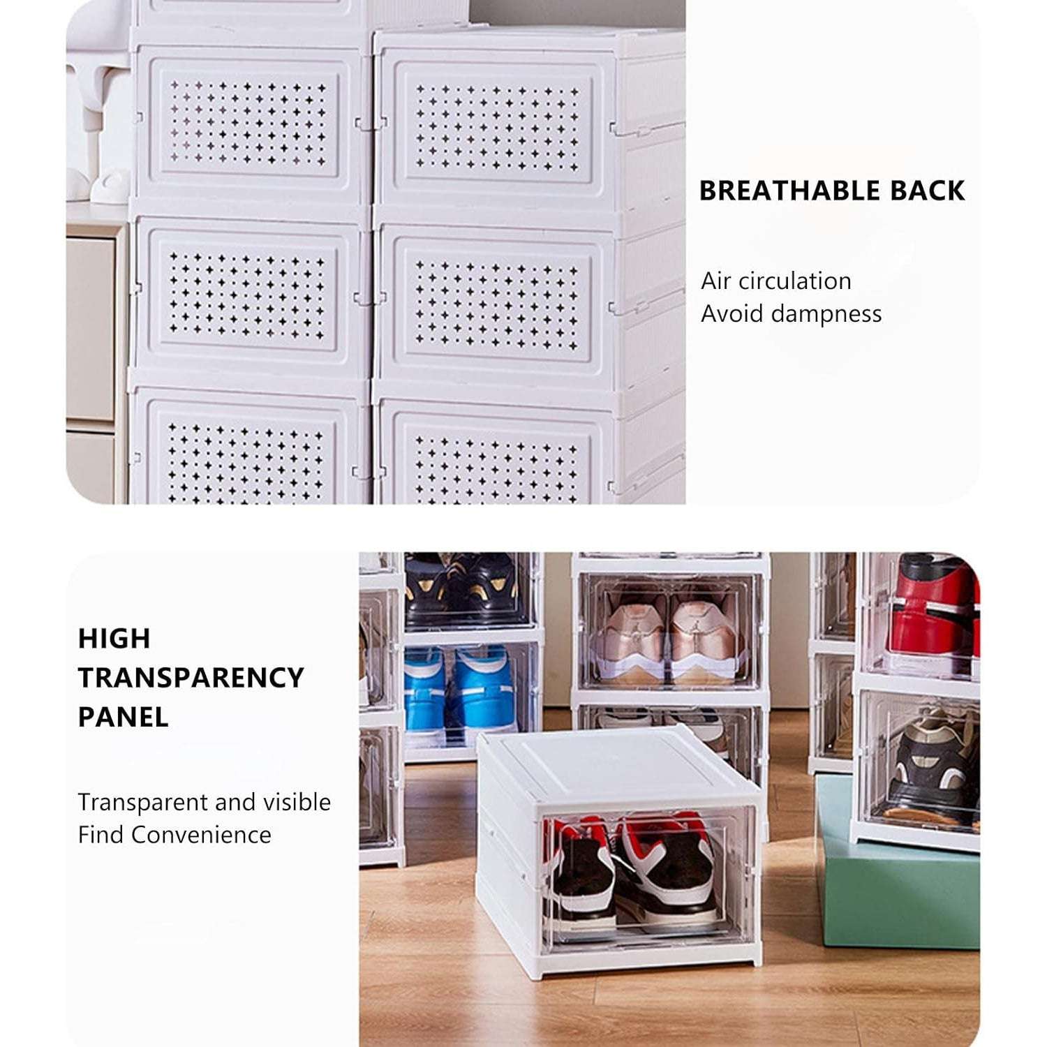 Stackable Multifunctional Storage For Clothes Foldable Drawer Shelf Basket Utility Cart Rack Storage Organizer Cart For Kitchen Pantry Closet Bedroom Bathroom Laundry (4 Layer 1 Pc) - LootFaat