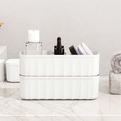 236 5-compartments Sockshandkerchiefunderwear Storage Box Socks Drawer Closet Organizer Storage Boxes (Pack Of 4) - second image