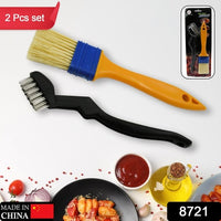 Multifunction Basting Brush For Cooking Pastry Brush Baking Food Butter Brush Dusting Brush For Cooking Grease Brush For Baking Dishwasher Safe Grilling  Hairbrush  Corn (2 Pcs Set) - LootFaat