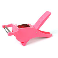 Plastic 2 In 1 Vegetable  Fruit Multi Cutter 5 Blade Vegetable Cutter With Peeler (1 Pc  Multicolor) - LootFaat