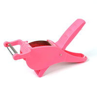 Plastic 2 In 1 Vegetable  Fruit Multi Cutter 5 Blade Vegetable Cutter With Peeler (1 Pc  Multicolor) - LootFaat