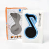 Mini Portable Music Note Shape Speaker Subwoofer Colorful Musical Note Led Lighting Sound For Creatives Gift Computer Phone Sound Equipment
