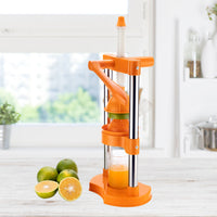 Manual Hand Press Juicer - Cold Press Fruit & Vegetable Juice Extractor