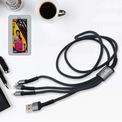3-in-1 Universal Fast Charging Cable - 1200mm