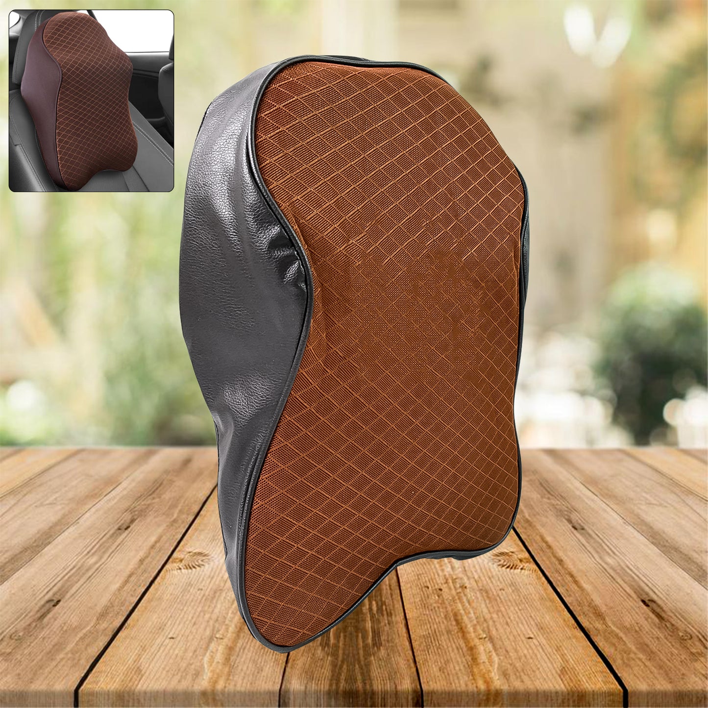 Car Neck Pillow - Memory Foam Headrest for Driving Comfort