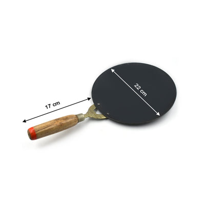 Wooden Handle Roti Tawa Used In All Household And Kitchen Purposes For Making Rotis And Parathas Etc. - second image