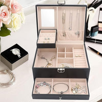 Multi-layer Jewellery Organizer Box - (1 Pc)