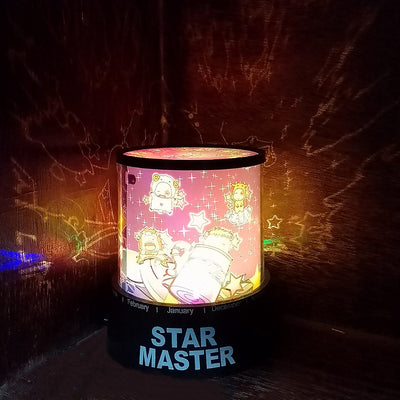 Led Projector Night Light Amazing Lamp 3 Battery Operated Lamps Rotation With The Music Function Master For Kids Bedroom Home Decoration Nightromantic Gift (Battery Not Included  1 Pc) - second image