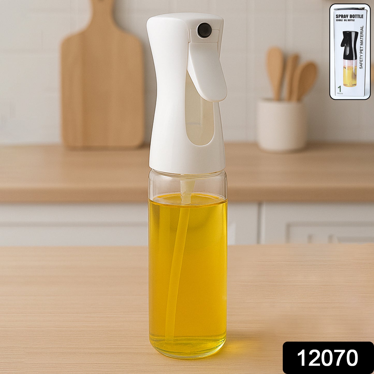 Oil Sprayer for Cooking - 250ml Kitchen Oil Dispenser