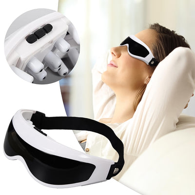 Rechargeable Electric Eye Massager with Heat & Adjustable Band