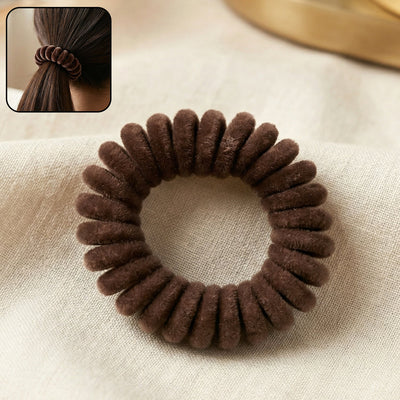 Soft Stretchable Telephone Wire Hair Band Ð No Crease & Secure Fit