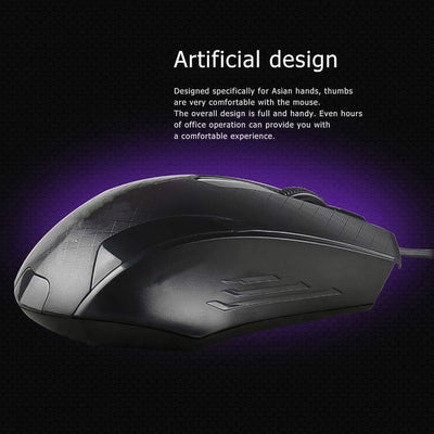 Wired Optical Mouse for Computer/Laptop