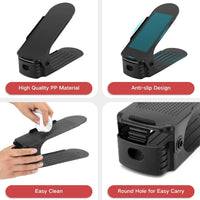 Adjustable Folding Shoe Slots Organizer. - LootFaat