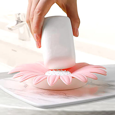 Flower Soap Dish - Self-Draining Soap Holder - second image