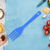 Bendable Kids Silicone Handle Fork  Children Plastic Baby Fork ( 1pc )