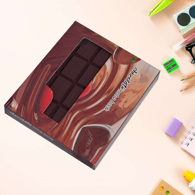 Small Chocolate Scented Diary Memo Notebook In Rectangular Chocolate Bite Shape With Original Chocolate Smell Personal Pocket Diary With Plain Pages For Kids - second image