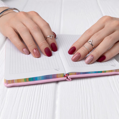 Double Sided Nail File Set - Professional 9cm Nail Shaper (2 Pcs) - second image
