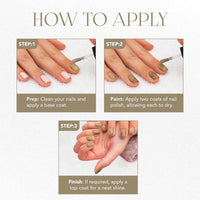 Og Beauty Premium Canvas Gold Metallica Nail Polish (1 Pc  10 Ml)