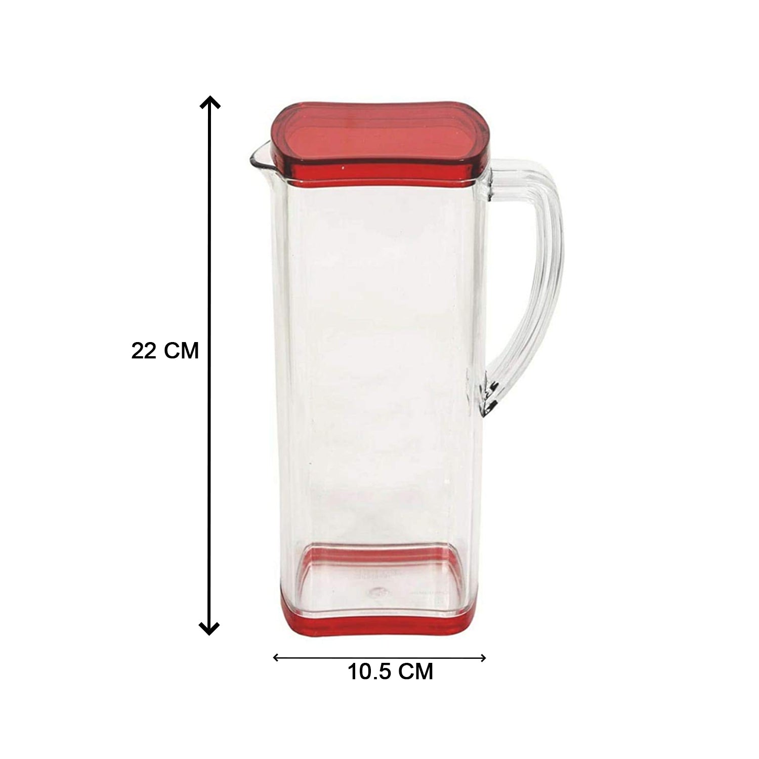 2000ml Square Jug For Carrying Water And Types Of Juices And Beverages And All. - LootFaat