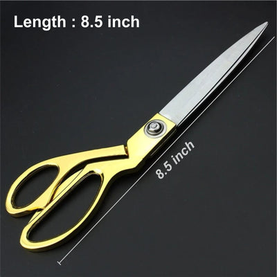 Stainless Steel Tailoring Scissor Sharp Cloth Cutting For Professionals (8.5inch) (Golden) - second image