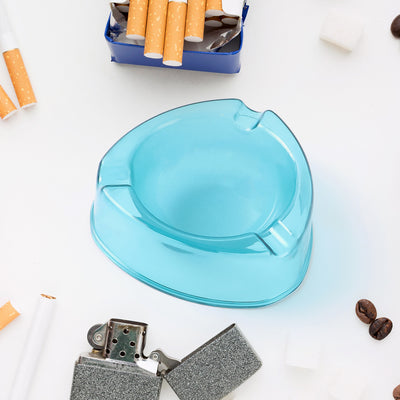 Oblivion Transparent Plastic Ashtray (Mix Color  1 Pc)