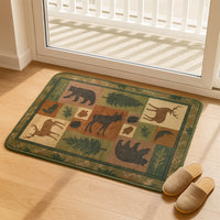 Premium Soft Anti-slip Floor Mat - (1 Pc  80x50 Cm)