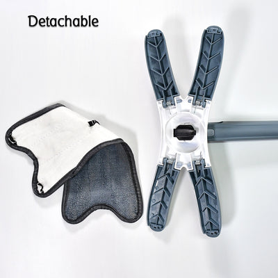 Hands-Free Squeeze Flat Mop - 360° Microfiber Floor Cleaning System - second image