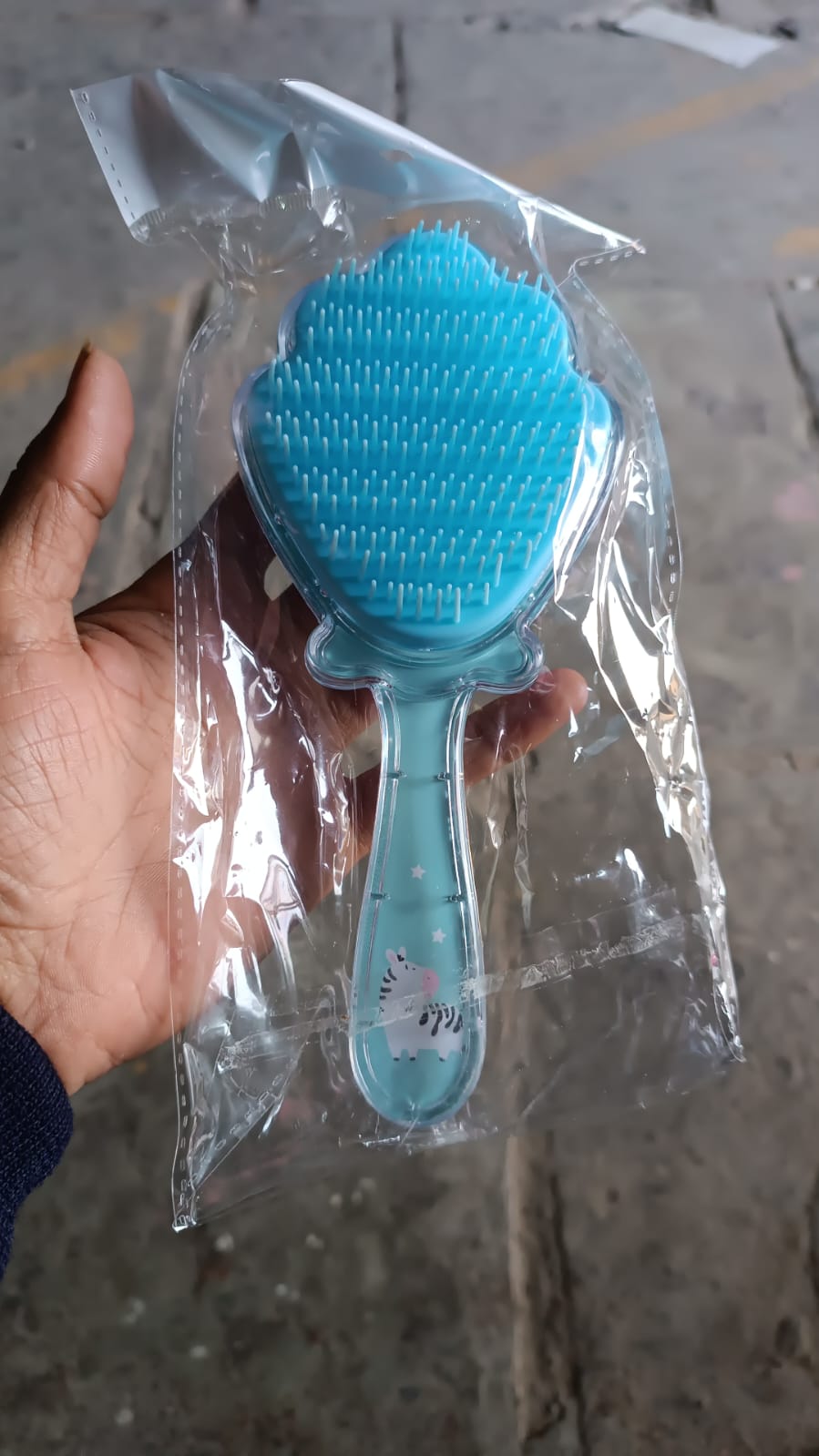Cartoon Hair Brush Massage Shower Comb Blur Wet Salon (1 Pc ) - LootFaat