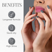 Og Beauty Calm Grey Mattify Nail Paint (10 Ml  1 Pc)