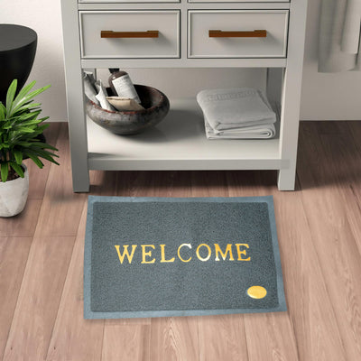 Welcome Doormat - Non-Slip, Waterproof, Easy Clean - 23x15 Inch