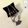 Premium Multicolor Beaded Oxidised Necklace (1 Pc Set)