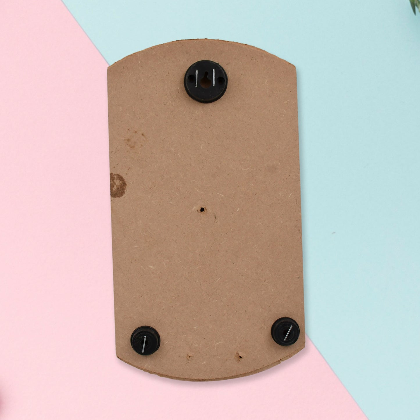 Decorative Wooden Vertical Scenery With Hooks For Wall Hanging - LootFaat