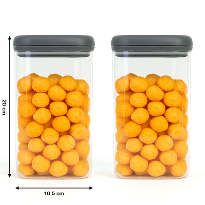 Supermom Airtight Kitchen Storage Containers  (2 Pc Set  1500 Ml) - second image