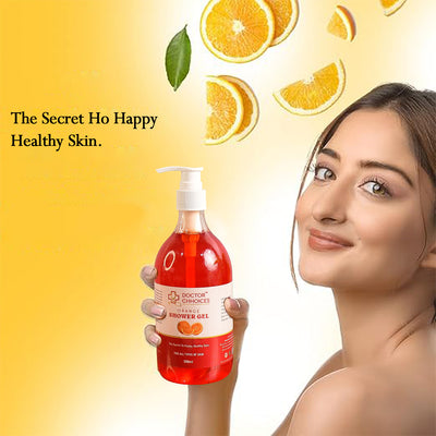 Doctor Chhoices Orange Shower Gel  500ml (1 Pc) - second image