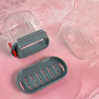 Multipurpose Soap Box Holder With Transparent Dust-proof Lid Sabudani (1 Pc)