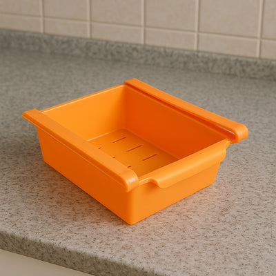 Adjustable Sliding Refrigerator Storage Basket (1 Pc) - second image