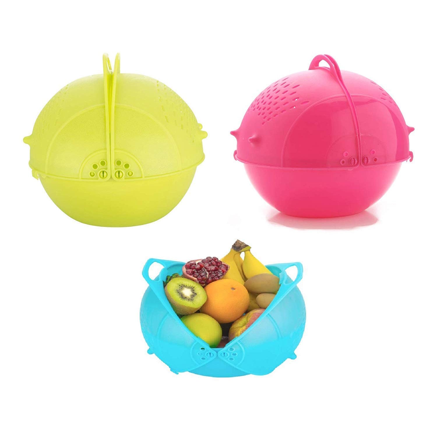 Ganesh Fruit And Vegetable Basket Plastic Fruit  Vegetable Basket - LootFaat