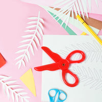 Plastic Child-safe Scissor Set Toddlers Training Scissors Pre-school Training Scissors And Children Art Supplies - LootFaat