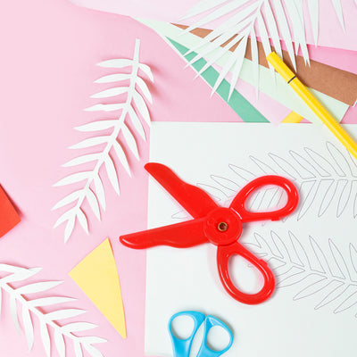 Plastic Child-safe Scissor Set Toddlers Training Scissors Pre-school Training Scissors And Children Art Supplies