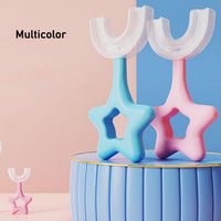 Star  U-shape Silicone Manual Toothbrush (1 Pc) - LootFaat