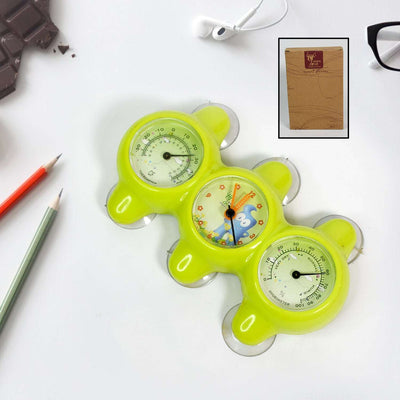 Plastic 3 In 1 Precision Desktop Clock (1 Pc)