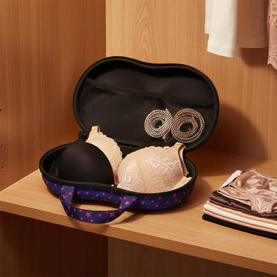 Premium Hard-shell Bra  Lingerie Storage Travel Case (1 Pc) - second image