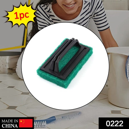 0222 Handle Scrubber Brush Widely Used By All Types Of Peoples For Washing Utensils And Stuffs In All Kinds Of Bathroom And Kitchen Places Etc.