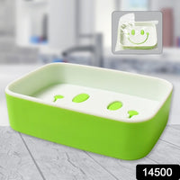 Portable Travel Home Box Cute Cartoons Smile Face Container Draining Holder Soap Dish - LootFaat