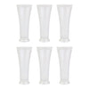Supermom Plastic Faluda Matt Glass Set (300ml  6 Pc)