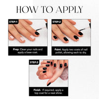 Og Beauty Black Beauty Gel Intense Nail Polish (1 Pc  10 Ml)