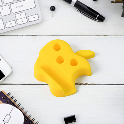 Multi-functional Apple-shaped Plastic Mobile Stand With Pen Holder (1 Pc  Mix Color) - second image